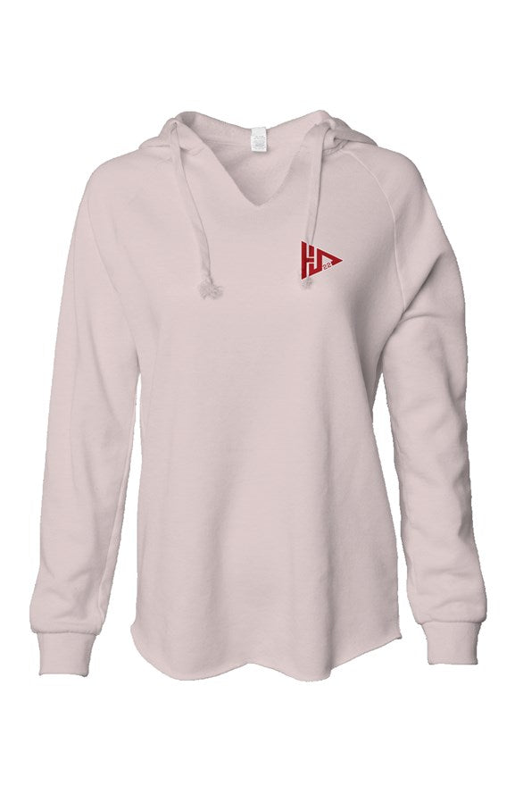 Womens Lightweight  Wash Hooded Sweatshirt - HD22Clothing