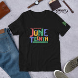 Juneteenth Unisex t-shirt - Black