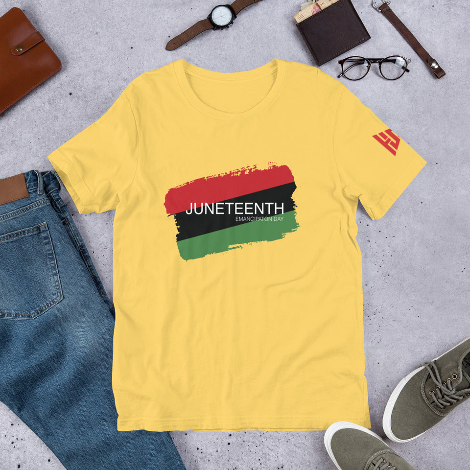 Juneteenth Unisex t-shirt - Yellow