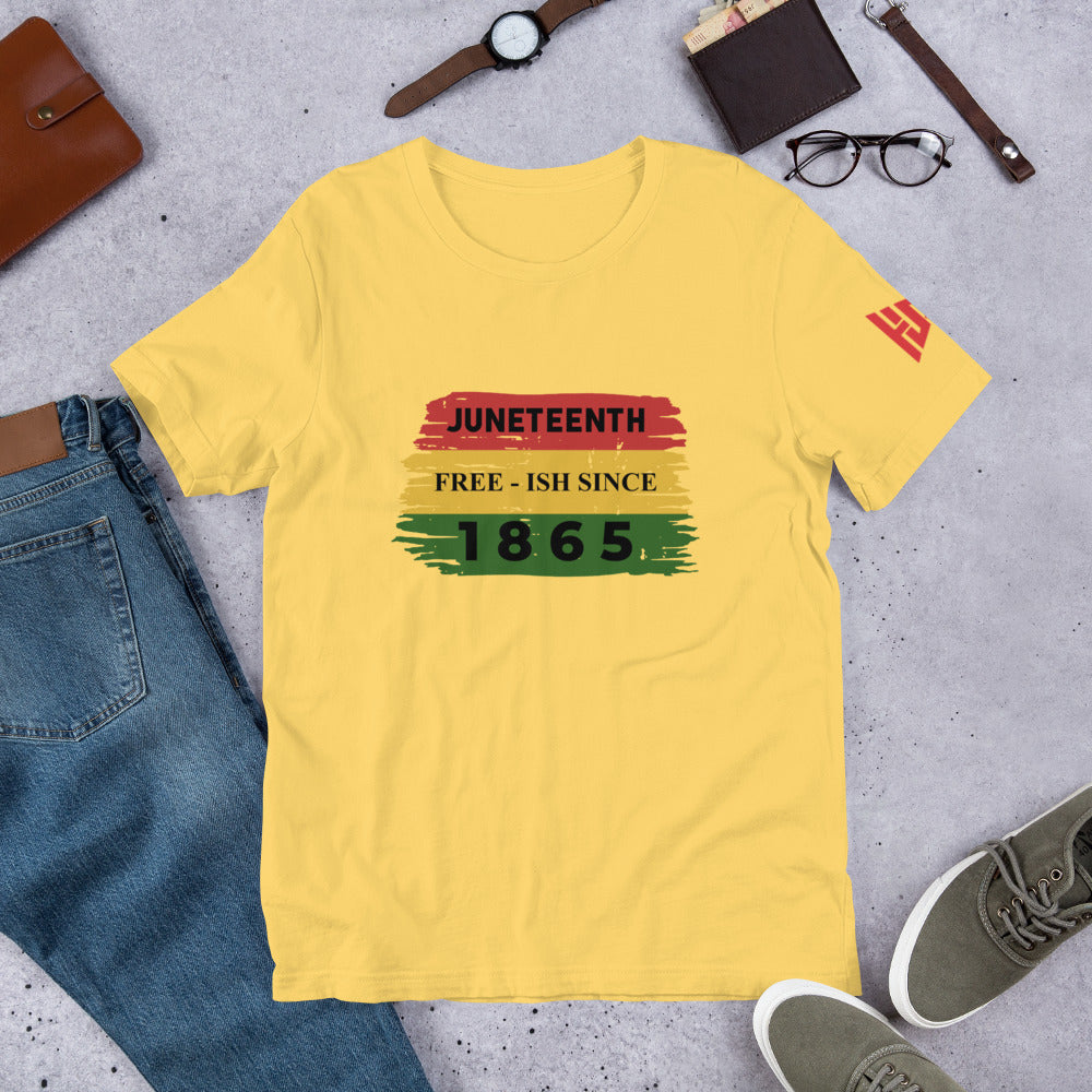 Juneteenth Unisex t-shirt - Yellow