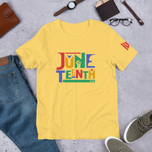 Juneteenth Unisex t-shirt - Yellow